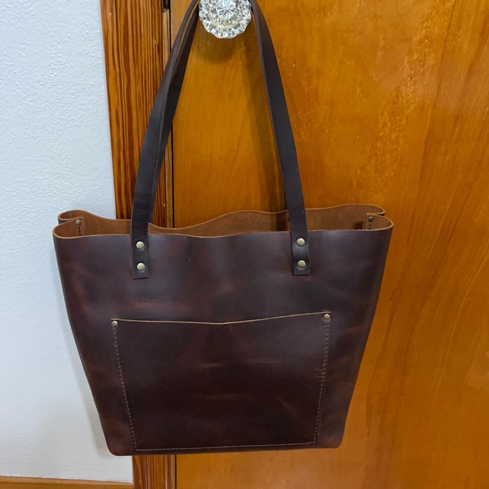 New mystery box large Portland leather goods tote